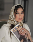 مینی اسکارف طرح جنگل، جنس نخ ابریشم
